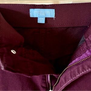 DRAPER JAMES RSVP pants 💜deep purple💜 Sz 20W Excellent preowned condition!